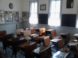 Shoolhouse Interior. Image by RCompass all rights reserved.