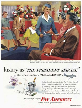 vintage ads StratoCruiser Boeing 377